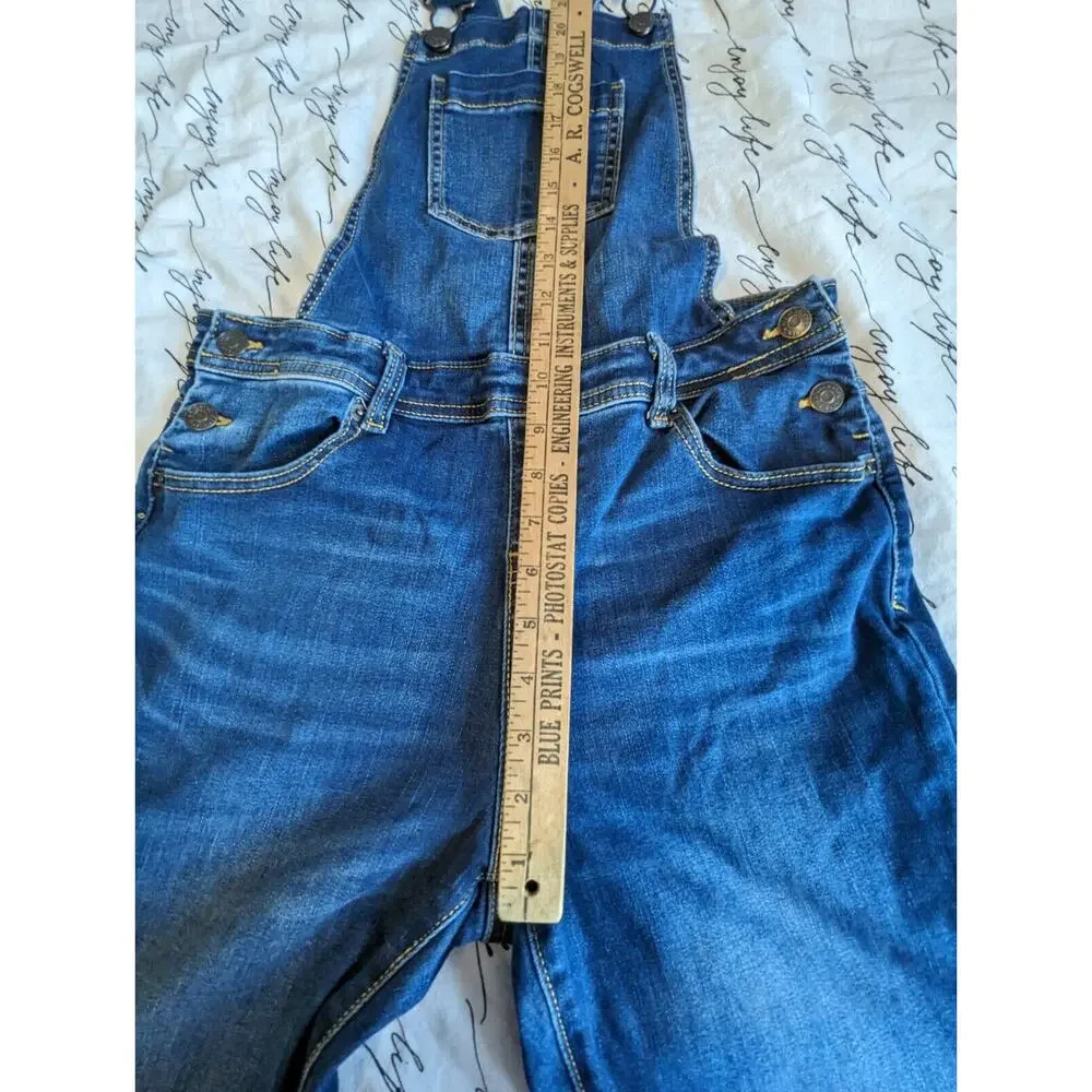 Cat And Jack Bib Overalls Girls Super Stretch Jumper Pants 14/16 Extra Large - Picture 6 of 10